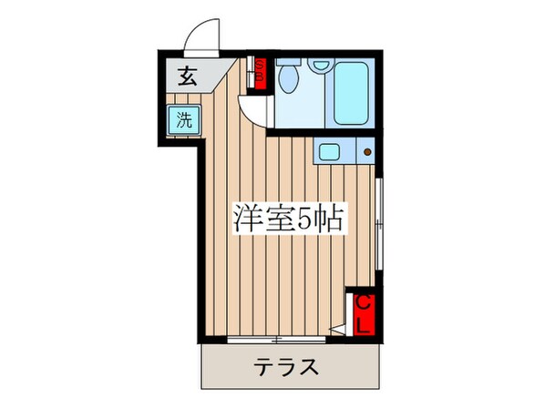 今野第６コーポの物件間取画像